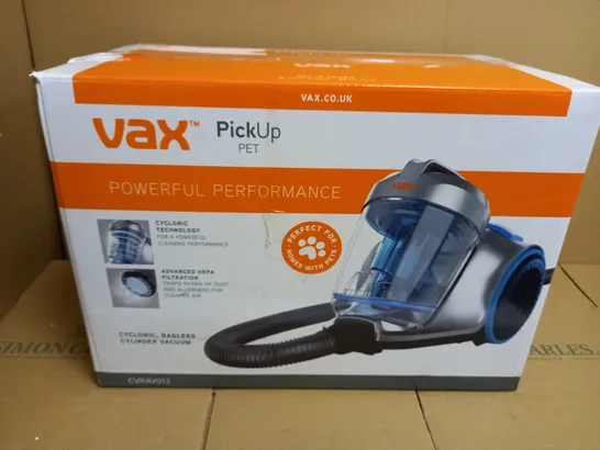 VAX PICK UP PET CYLINDER VACUUM CLEANER