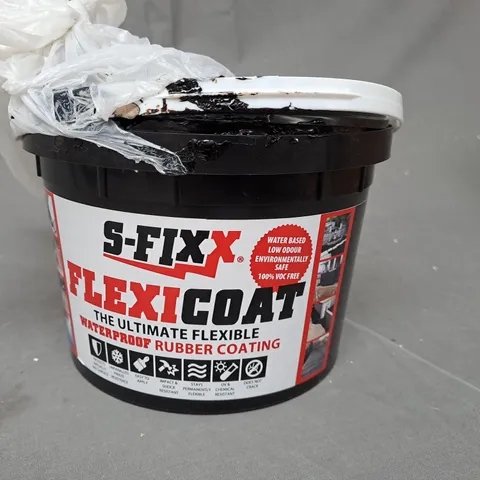 BOXED TUB OF APPROX 2KG SFIXX FLEXI COAT LIQUID RUBBER - COLLECTION ONLY