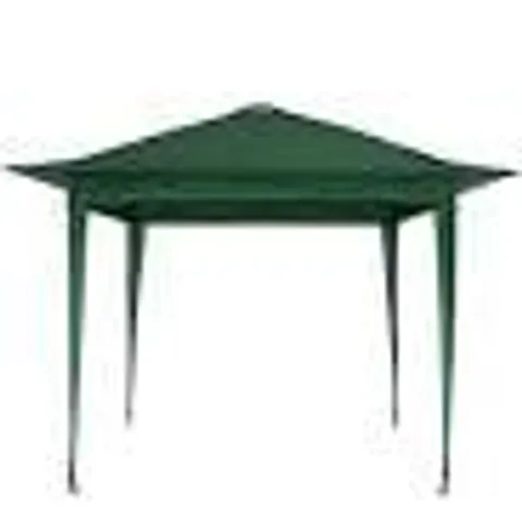 BOXED GREEN LOUNGE POP UP FOLDING GAZEBO WITH WHEELED CARRY BAG - COLLECTION ONLY