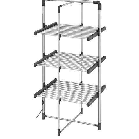 3 TIER BLACK + DECKER HEATED AIRER - CHROME (COLLECTION ONLY)