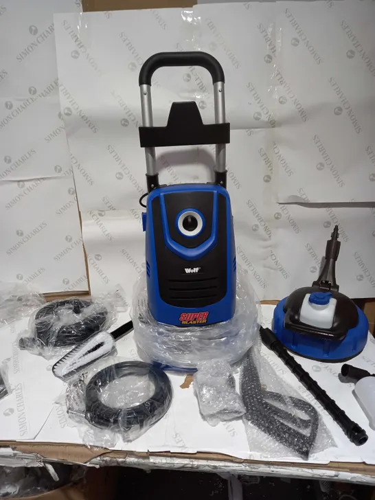 WOLF SUPER BLASTER PRESSURE WASHER BLUE 