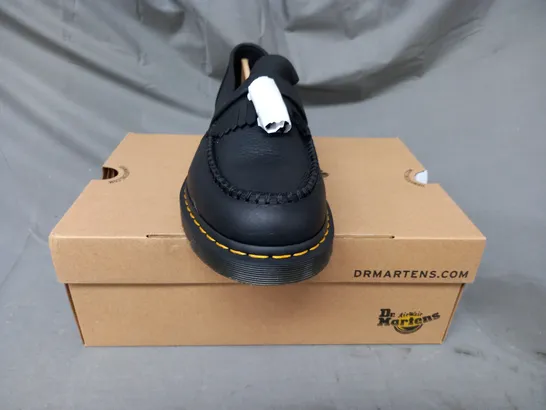 BOXED PAIR OF DR MARTENS ADRIAN YS LOAFERS IN BLACK UK SIZE 11