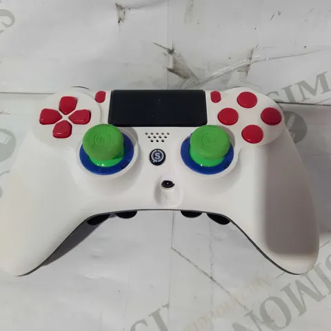 SCUF IMPACT CONTROLLER FOR PLAYSTATION IN WHITE/RED/GREEN