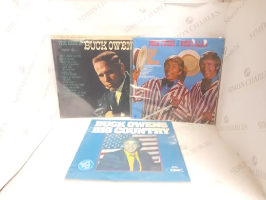 LOT OF 3 BUCK OWENS VINYL ALBUMS