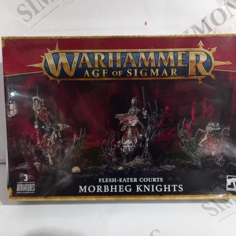 SEALED WARHAMMER AGE OF SIGMAR FLESH-EATER COURTS: MORBHEG KNIGHTS