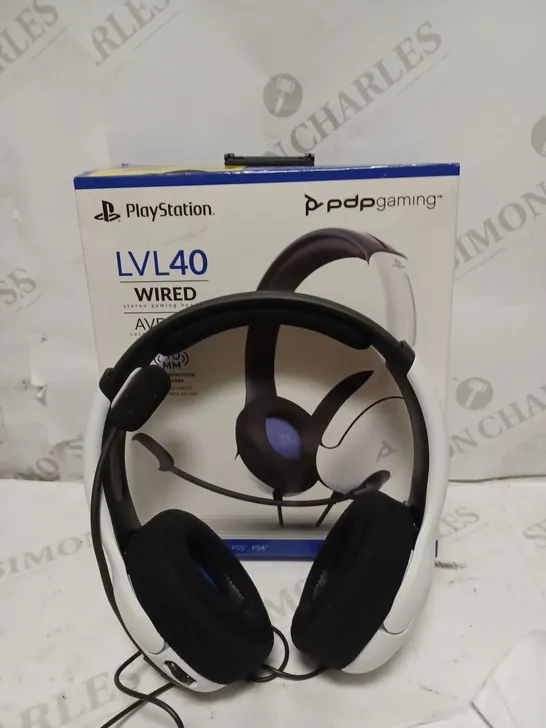 LOT OF 2 OXED PDP GAMING LVL40 WIRED STEREO GAMING HEADSET - PLAYSTATION 5 & 4 