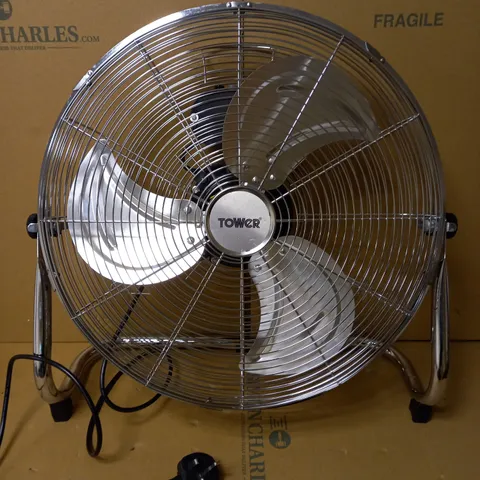 TOWER VELOCITY METAL FLOOR FAN