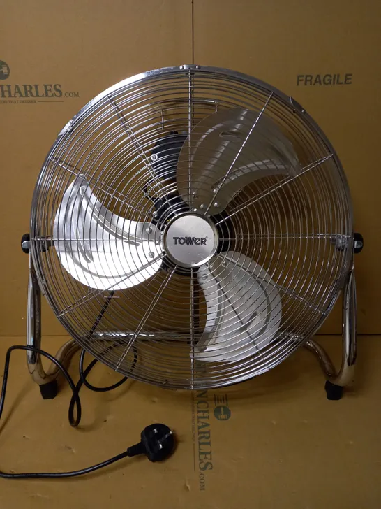 TOWER VELOCITY METAL FLOOR FAN