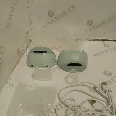 BOXED MOM MED S21 WEARABLE BREAST PUMP.  