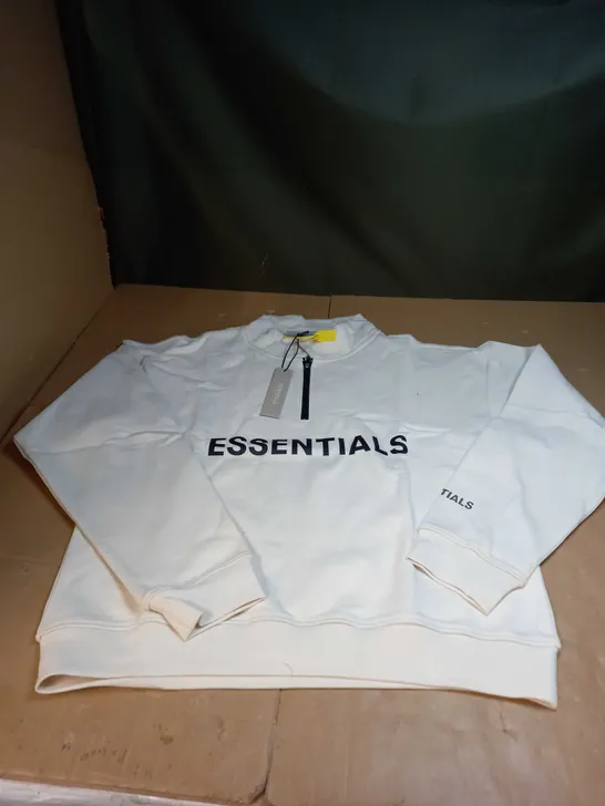 ESSENTIALS CREAM JACKET 