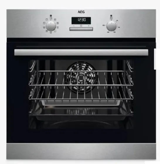 AEG BSX23101XM BUILT IN ELECTRIC SINGLE OVEN, STAINLESS STEEL