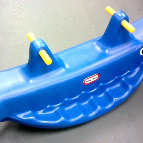 LITTLE TIKES WHALE TEETER TOTTER - BLUE - 1 PACK- COLLECTION ONLY
