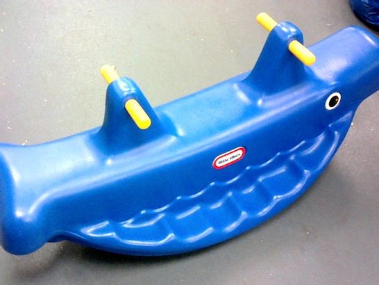 LITTLE TIKES WHALE TEETER TOTTER - BLUE - 1 PACK- COLLECTION ONLY RRP £44.99