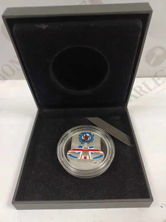 THE ROYAL MINT THE WHO 2021 UK ONE OUNCE SILVER PROOF COIN 