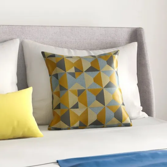 STAMPER GEOMETRIC SQUARE SCATTER CUSHION CASE