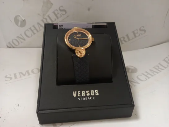 VERSUS VERSACE SOUTH BAY ROSE GOLD BLUE DIAL BLUE STRAP RRP £180