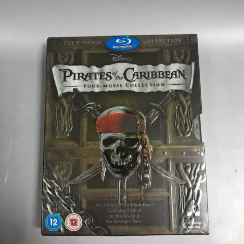 PIRATES OF THE CARIBBEAN FOUR MOVIE BLU-RAY COLLECTION 