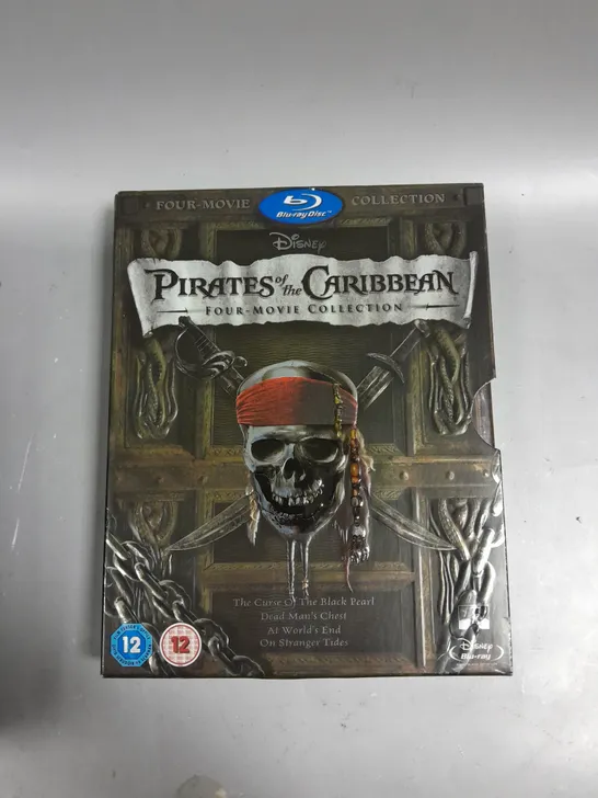 PIRATES OF THE CARIBBEAN FOUR MOVIE BLU-RAY COLLECTION 