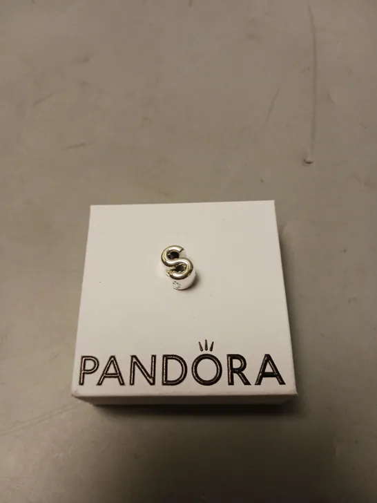 PANDORA LETTER S ALPHABET CHARM