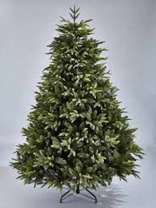 BOXED 7FT SHERWOOD REAL LOOK FULL CHRISTMAS TREE - COLLECTION ONLY RRP £274.99