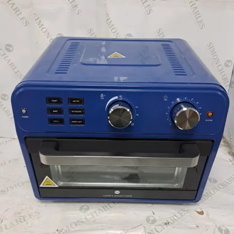 COOK'S ESSENTIAL 21-LITRE AIRFRYER OVEN IN BLUE 