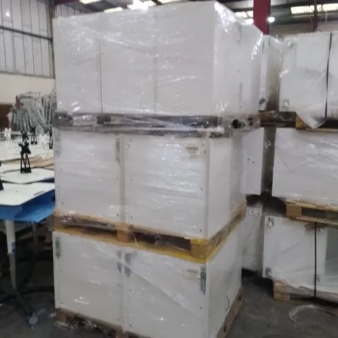 3 PALLETS OF ASSORTED WHITE PAINTED FURNITURE