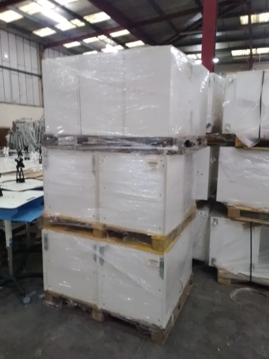 3 PALLETS OF ASSORTED WHITE PAINTED FURNITURE