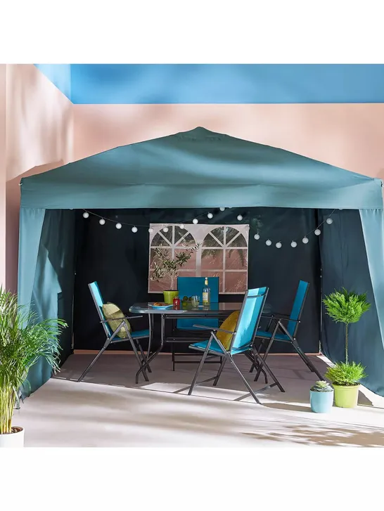 ALUMINIUM 3 X 3M GAZEBO WITH ADJUSTABLE CANOPY - COLLECTION ONLY 