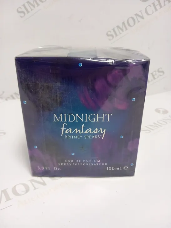 BOXED AND SEALED BRITNEY SPEARS MIDNIGHT FANTASY EAU DE PARFUM SPRAY 100ML