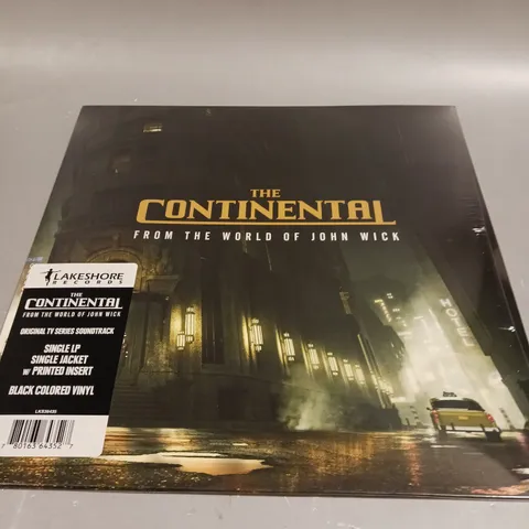 SEALED THE CONTINENTAL FROM THE WORLD OF JOHN WICK BLACK COLOURED VINYL 