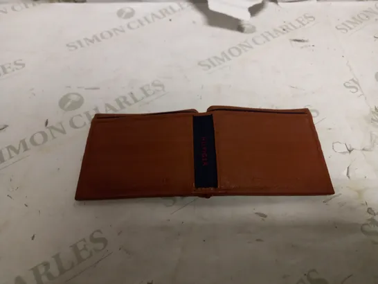 TOMMY LEATHER EFFECT WALLET - BROWN