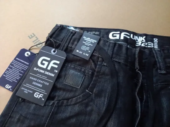 G-FUNK DENIM BLACK JEANS - W28 L32