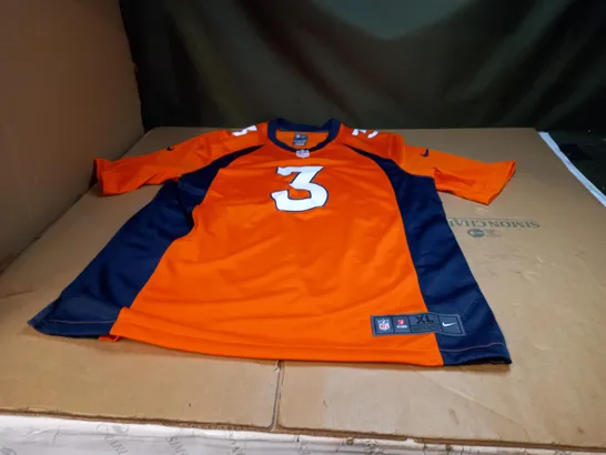 ORANGE/BLUE NFL BRONCOS SHIRT XL