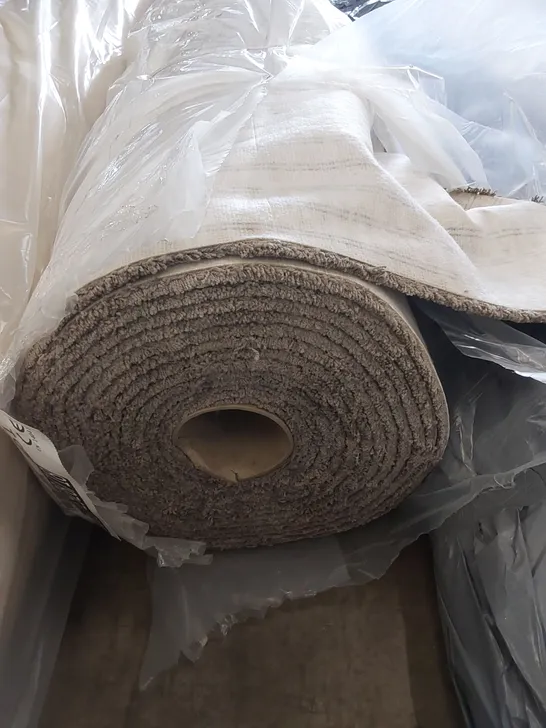 ROLL OF QUALITY AMARYLLIS ALMOND LATTE CARPET // SIZE: APPROX 4 X 11.5m