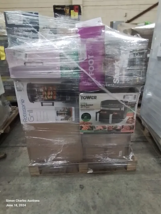 PALLET OF APPROXIMATELY 36 UNPROCESSED RAW RETURN HOUSEHOLD AND ELECTRICAL GOODS TO INCLUDE;