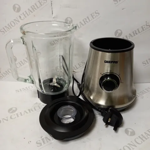 GEEPAS 700W GLASS JUG FOOD BLENDER SMOOTHIE MAKER