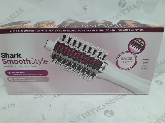 BOXED SHARK SMOOTHSTYLE HOT BRUSH & SMOOTHING COMB