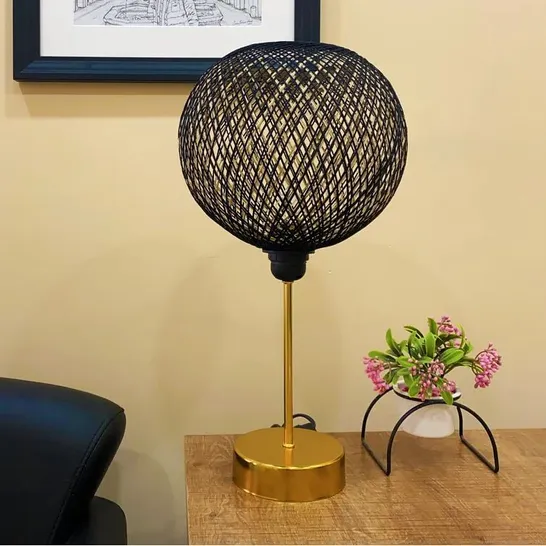 BOXED CLARKTON 36CM TABLE LAMP BASE COLOUR: GOLD