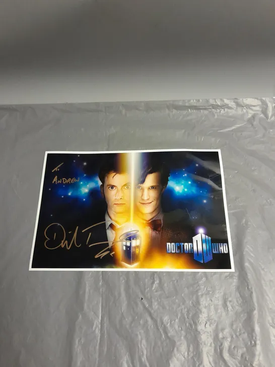 SIGNED DAVID TENNANT DOCTOR WHO PRINT