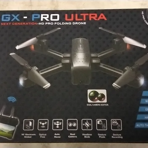 GX-PRO ULTRA DRONE + CASE HD CAMERA