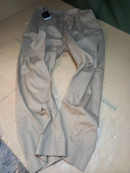 MASSIMO DUTTI REGULAR THIN BROWN PANTS - EUR 42