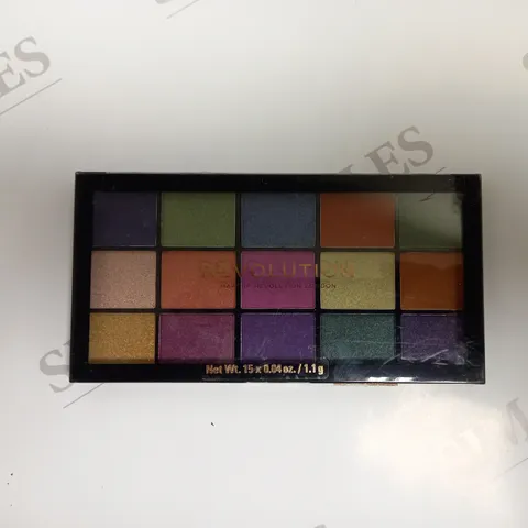 APPROXIMATELY 12 X REVOLUTION RE-LOADED PASSION FOR COLOUR MAKEUP PIGMENT PALETTE 