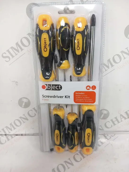 APPROXIMATELY TWELVE OBJECT 6 PIECE SCREWDRIVER SETS