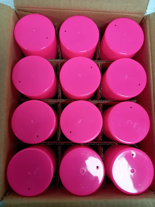 BOX OF 12 X 151 NEON PINK SPRAY PAINT 