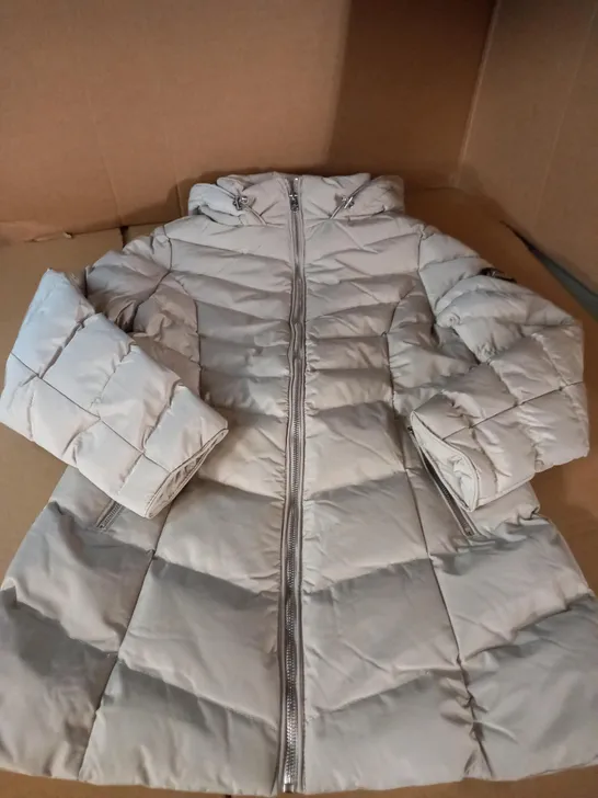 TOKYO LAUNDRY STONE PUFFED JACKET - SIZE 10