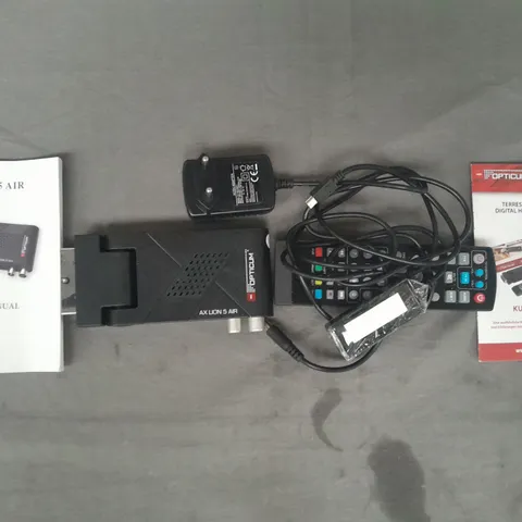 BOXED OPTICUM AX LION 5 AIR HD DIGITAL TERRESTRIAL RECEIVER