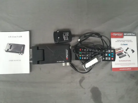 BOXED OPTICUM AX LION 5 AIR HD DIGITAL TERRESTRIAL RECEIVER