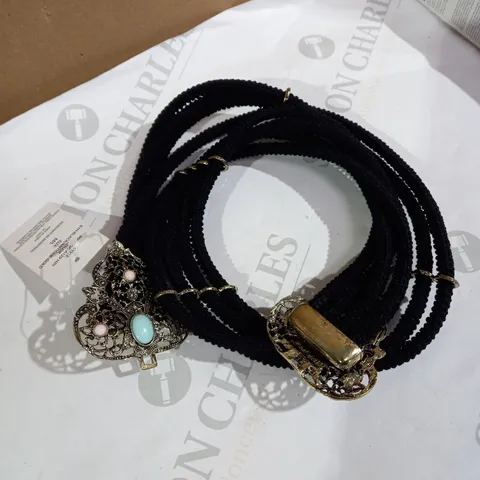 ELASTIC CORDED BLACK BELT