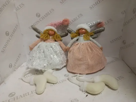 SET OF 2 FAIRIES WITH DANGLY LEGS RRP £29.99