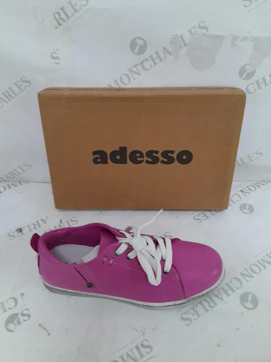 BOXED ADESSO CLAIRE TRAINER FUCHSIA SIZE 6 